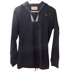 Vintage US Naval Clothing Factory Sweater Mens 38 Navy Blue Sailor Jumper 40s